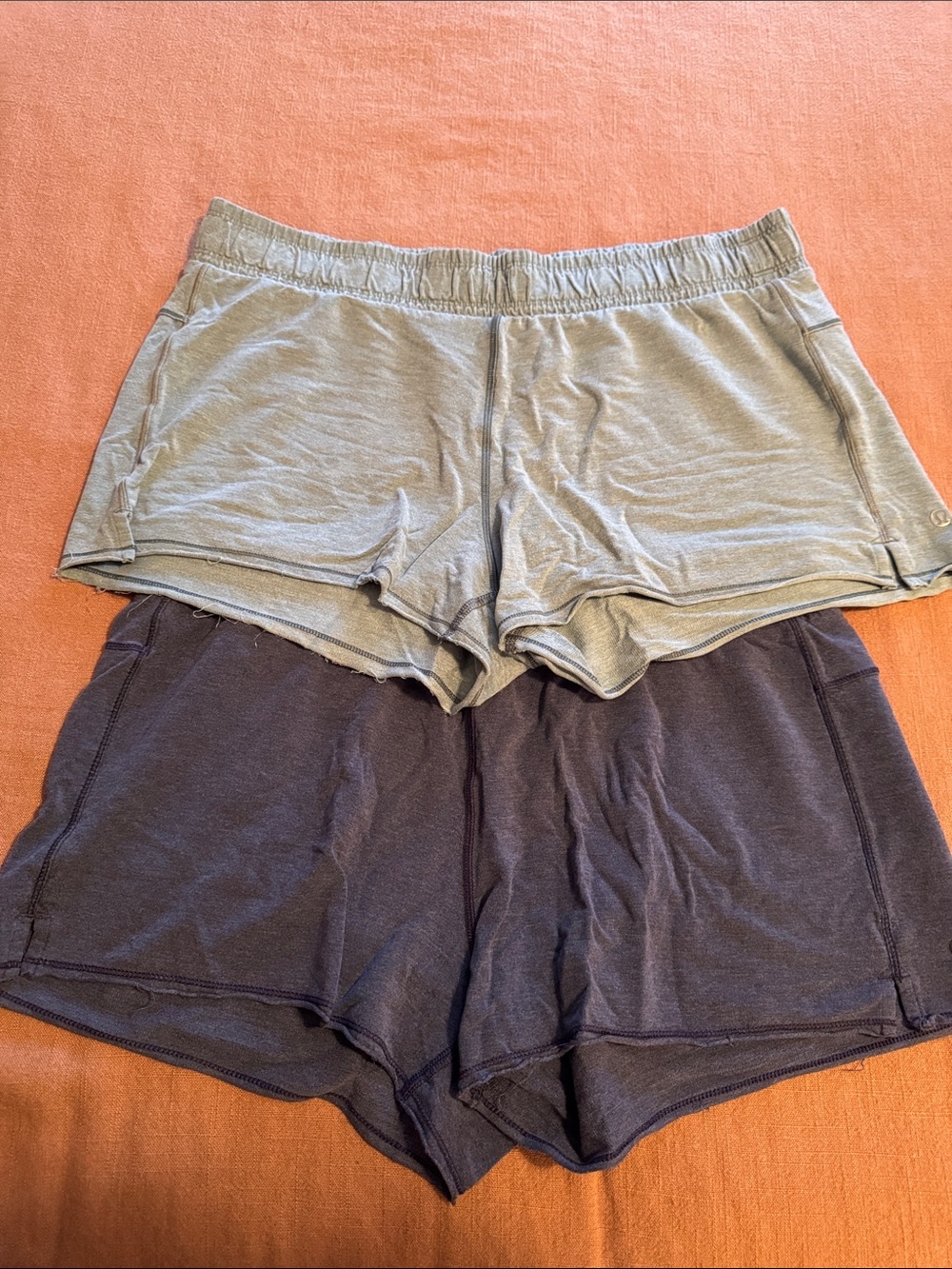 (2) Lululemon Lounge Shorts-Size unknown